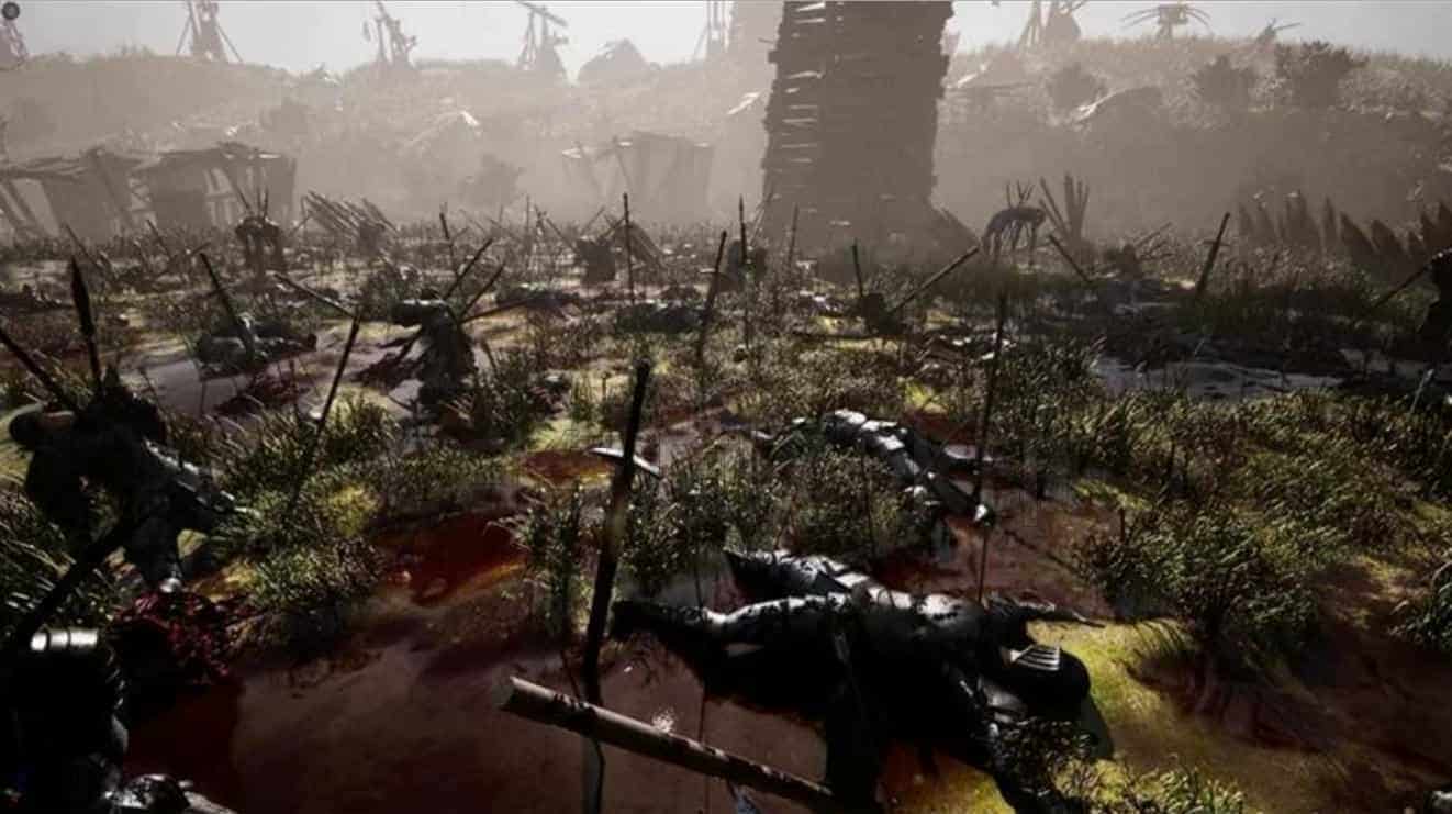图片[3]-UE5 The Fallen Fortress 沦陷废弃战场堡垒城墙场景5.1-B站/公众号:特效向