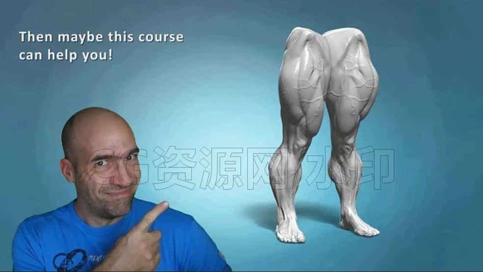 图片[4]-通过Blender雕刻深入了解手臂手部解剖-腿部足部解剖 两部-B站/公众号:特效向