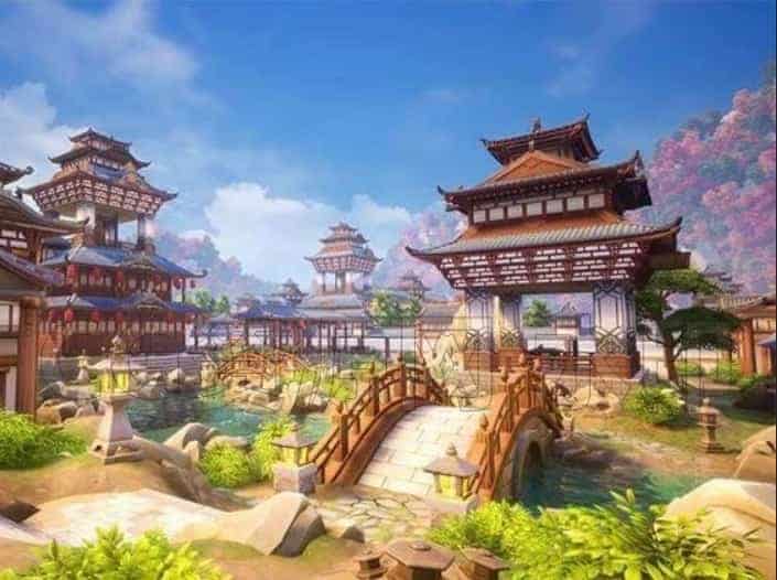 图片[5]-UE4/UE5风格化古建筑卡通瓦房庭院建筑场景-B站/公众号:特效向