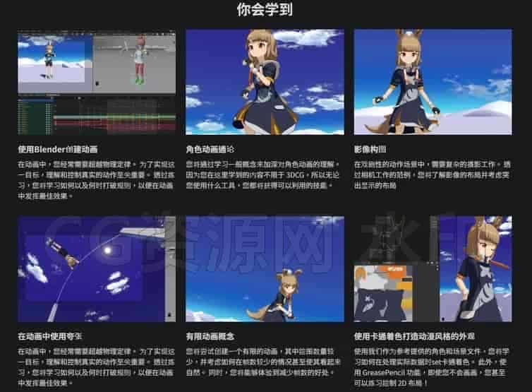 图片[2]-COLOSO – Creating Cel-Shaded Character Animations with Blender – 3DCG Animator, Hirao-B站/公众号:特效向
