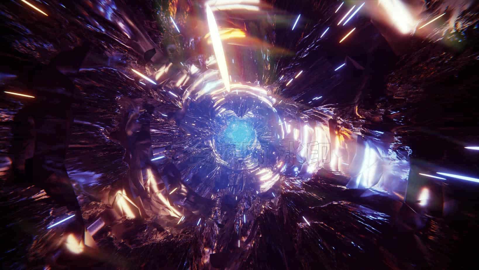Blender炫酷百个转场效果工程场景文件020-B站/公众号:特效向