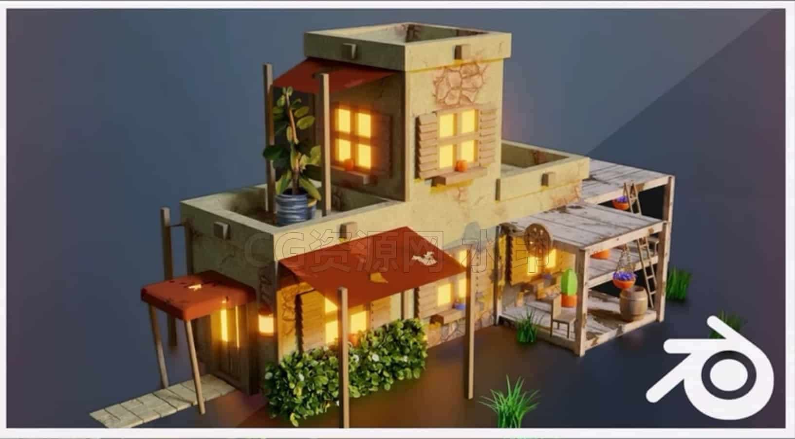 Blender全几何节点终极课程-B站/公众号:特效向