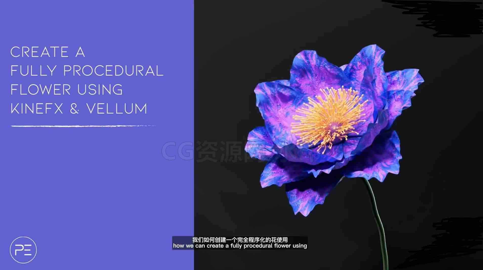 Houdini程序化开花Hip工程-B站/公众号:特效向