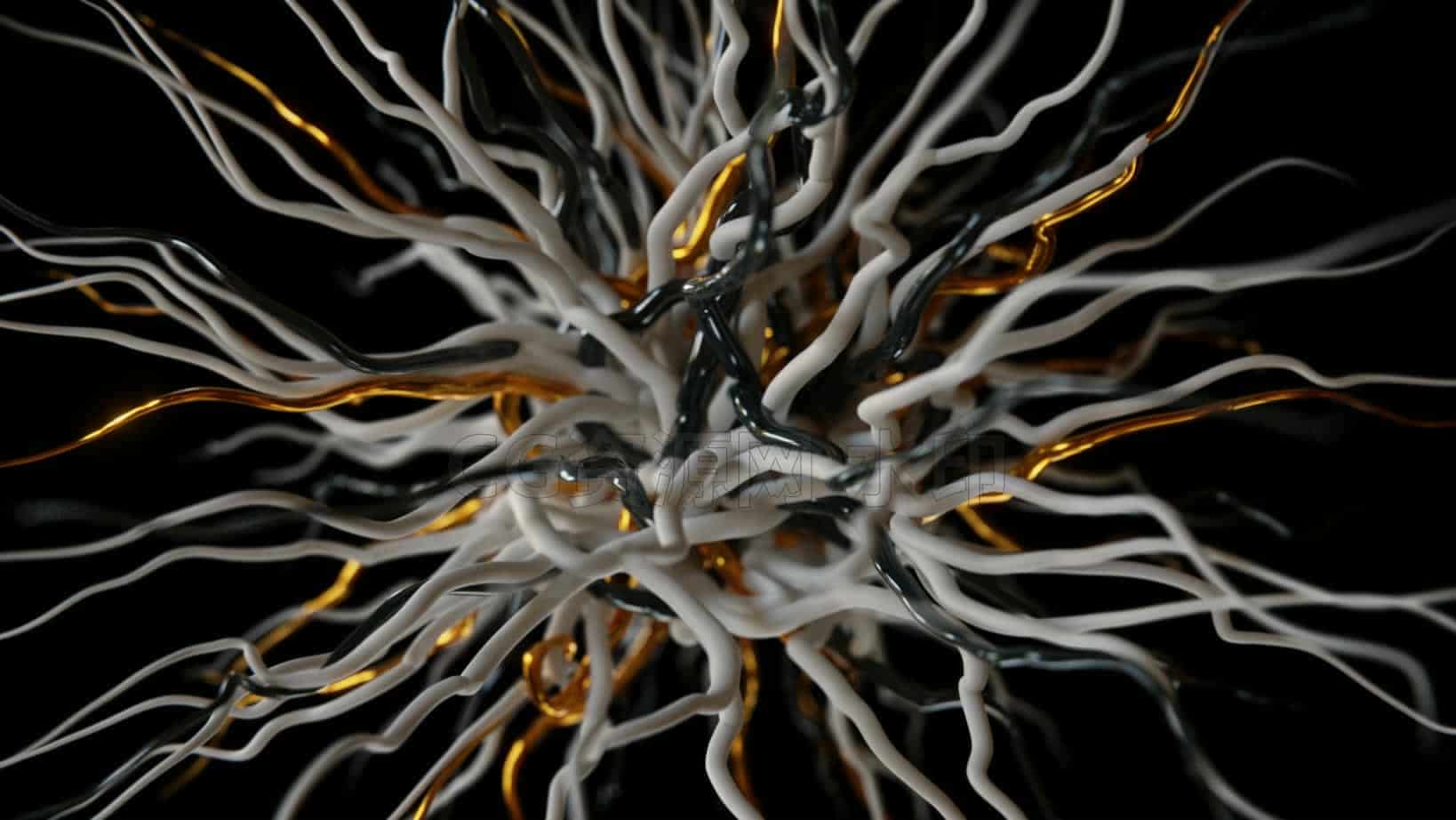 Blender炫酷百个转场效果工程场景文件048-B站/公众号:特效向