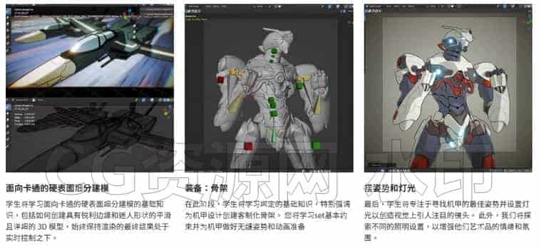 图片[4]-Coloso教程-使用Octane for Blender制作3D动漫风格机甲-B站/公众号:特效向