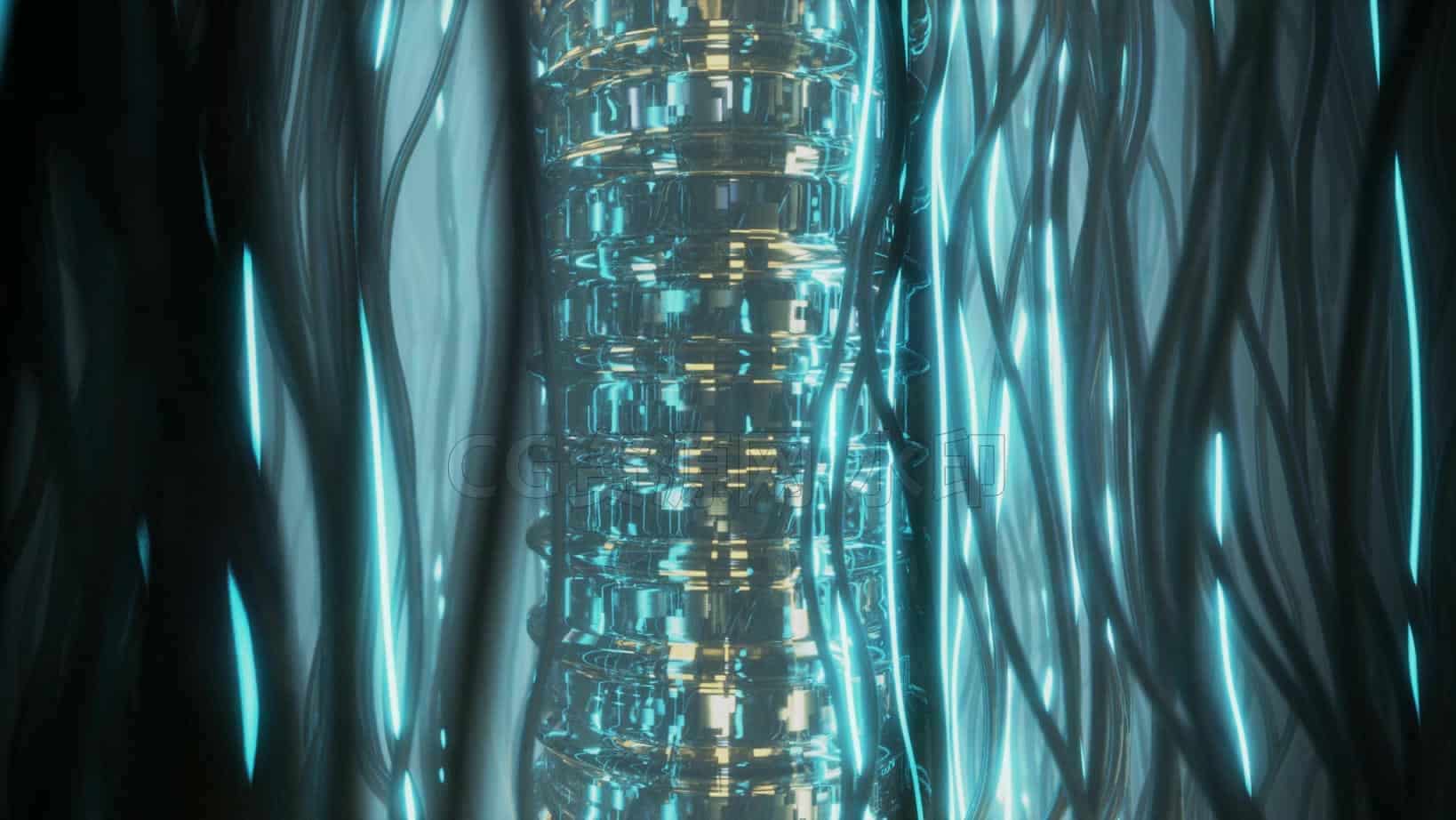 Blender炫酷百个转场效果工程场景文件050-B站/公众号:特效向