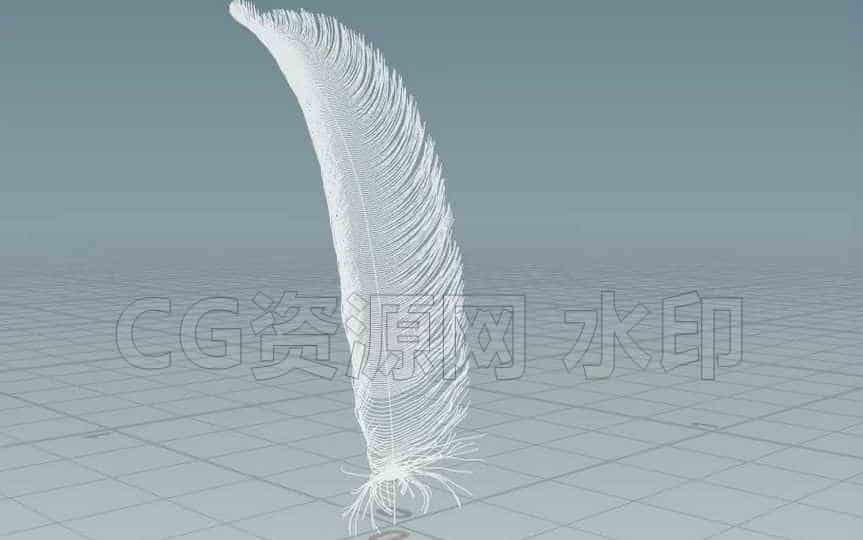 07-houdini中羽毛的程序化建模-hip工程文件臀部-B站/公众号:特效向