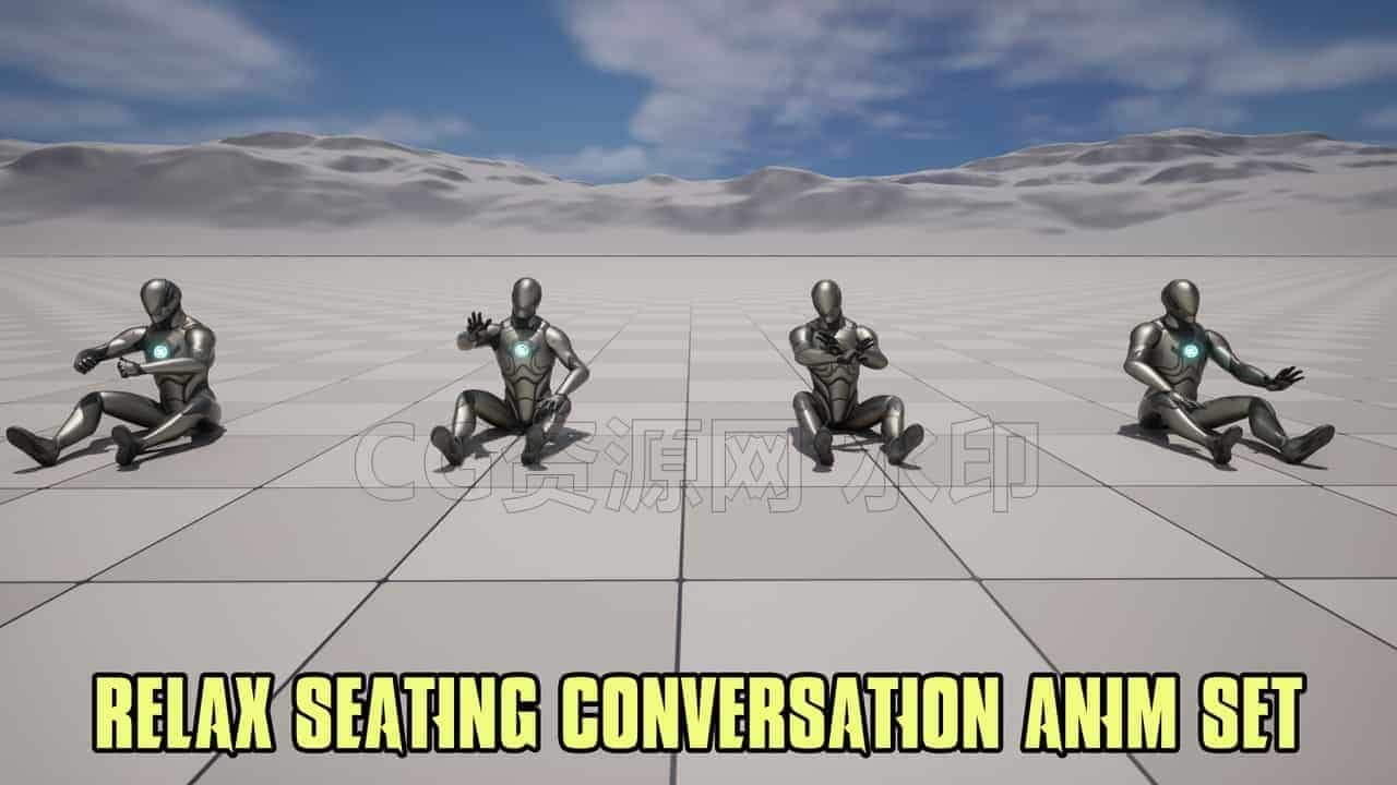 Conversations交谈-UE5动作库-B站/公众号:特效向