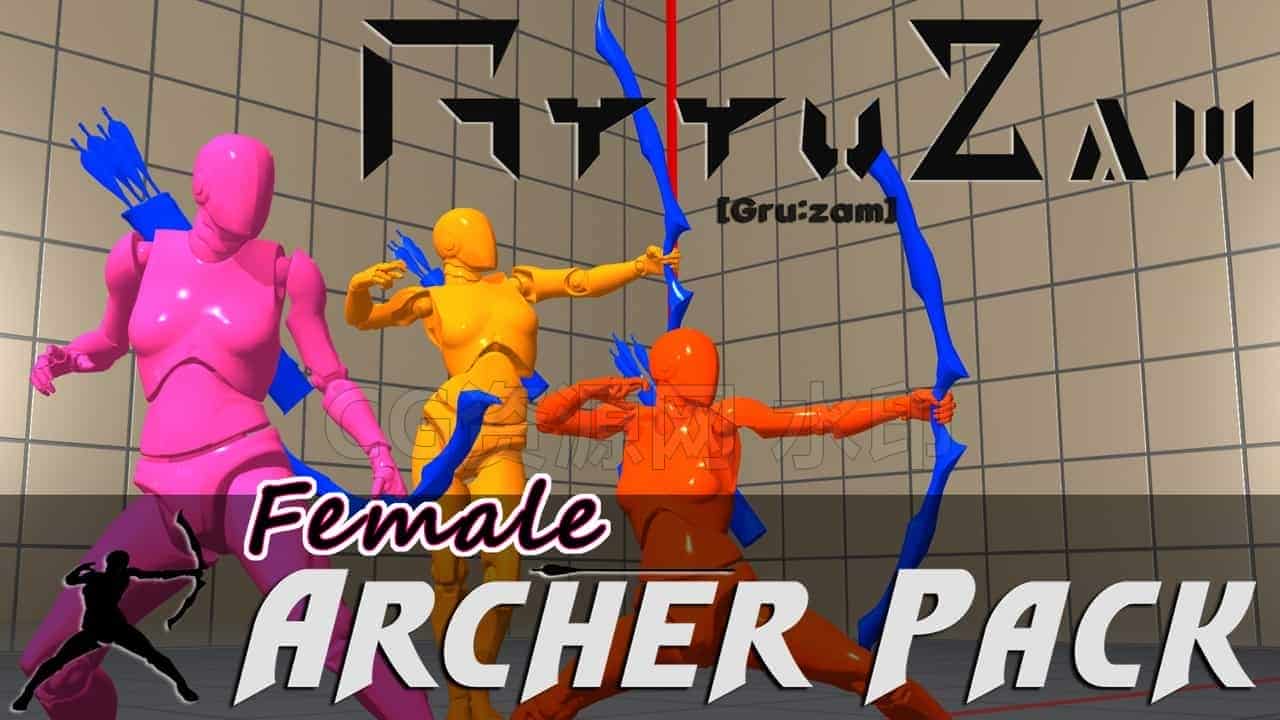 Grz_Archer_Pack-UE5动作库-B站/公众号:特效向