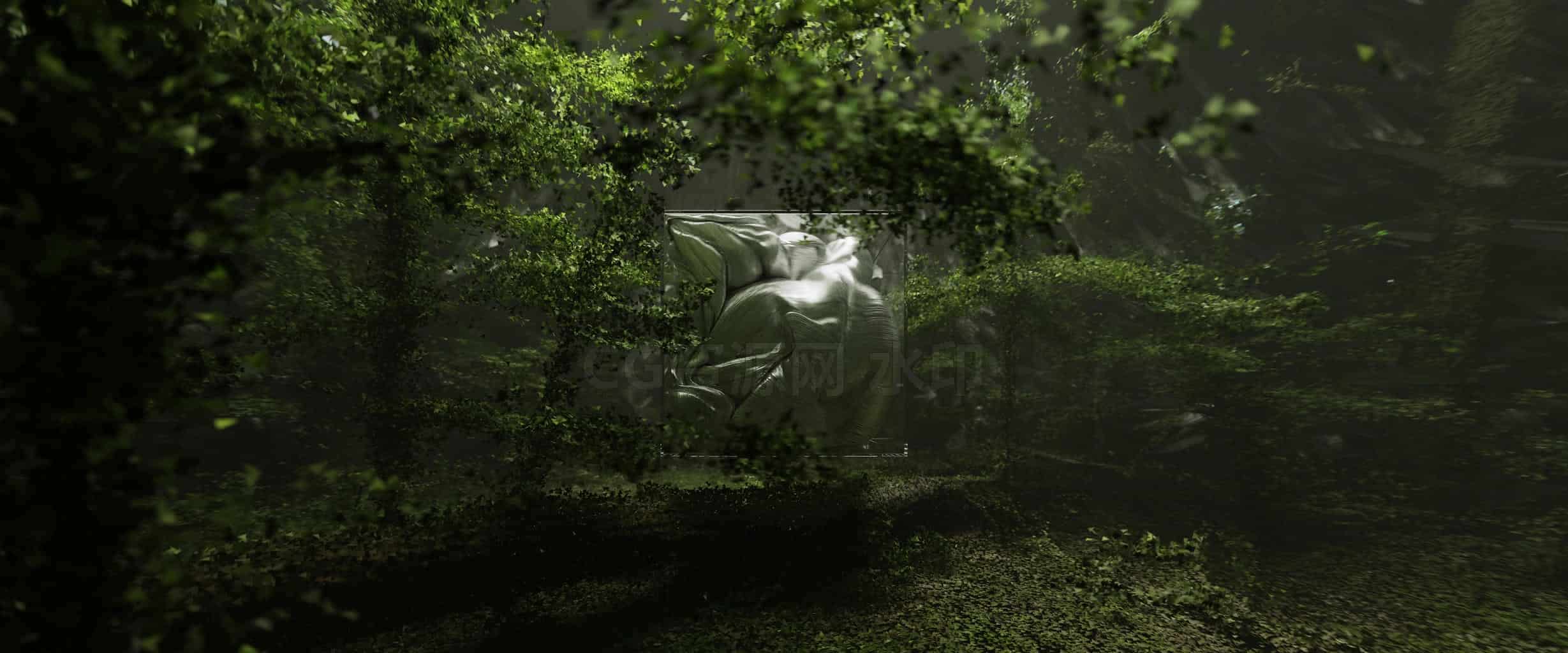 Blender炫酷百个转场效果工程场景文件105-B站/公众号:特效向