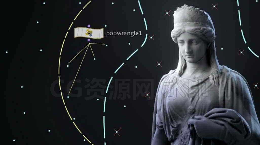 图片[7]-下雪花飘舞与冰花生长效果Vex – Foundations II-B站/公众号:特效向