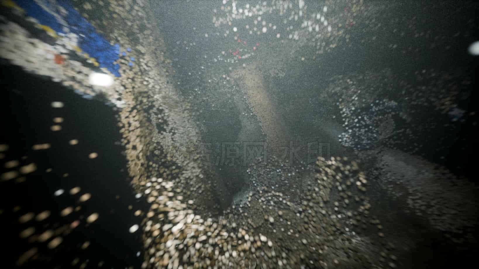 Blender炫酷百个转场效果工程场景文件117-B站/公众号:特效向