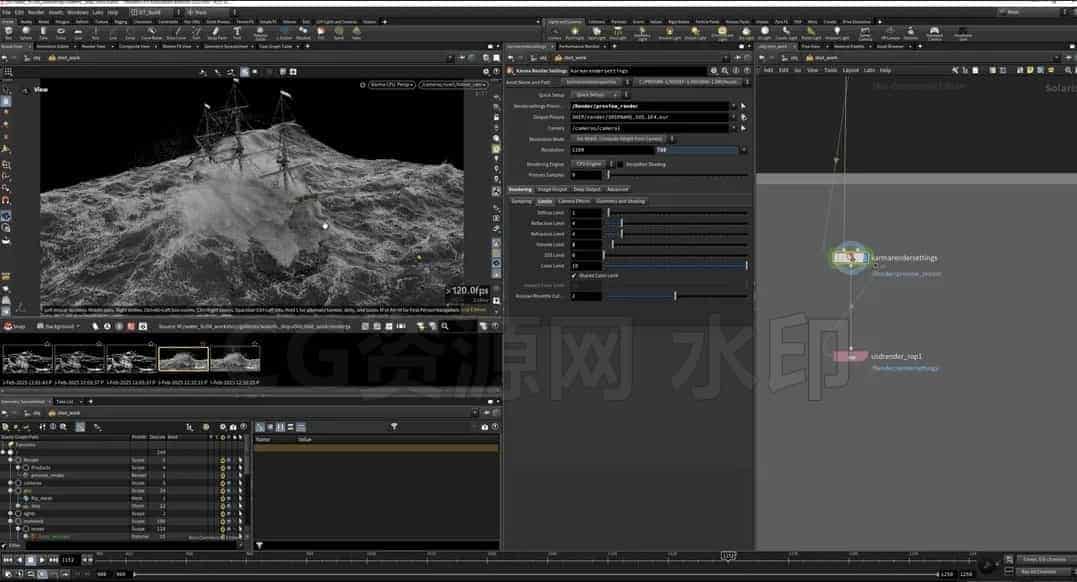 图片[12]-新女发音国语Houdini21海洋模拟从搭建到渲染合成 Mastering Ocean Simulations in Houdini【DoubleJump出品】-B站/公众号:特效向