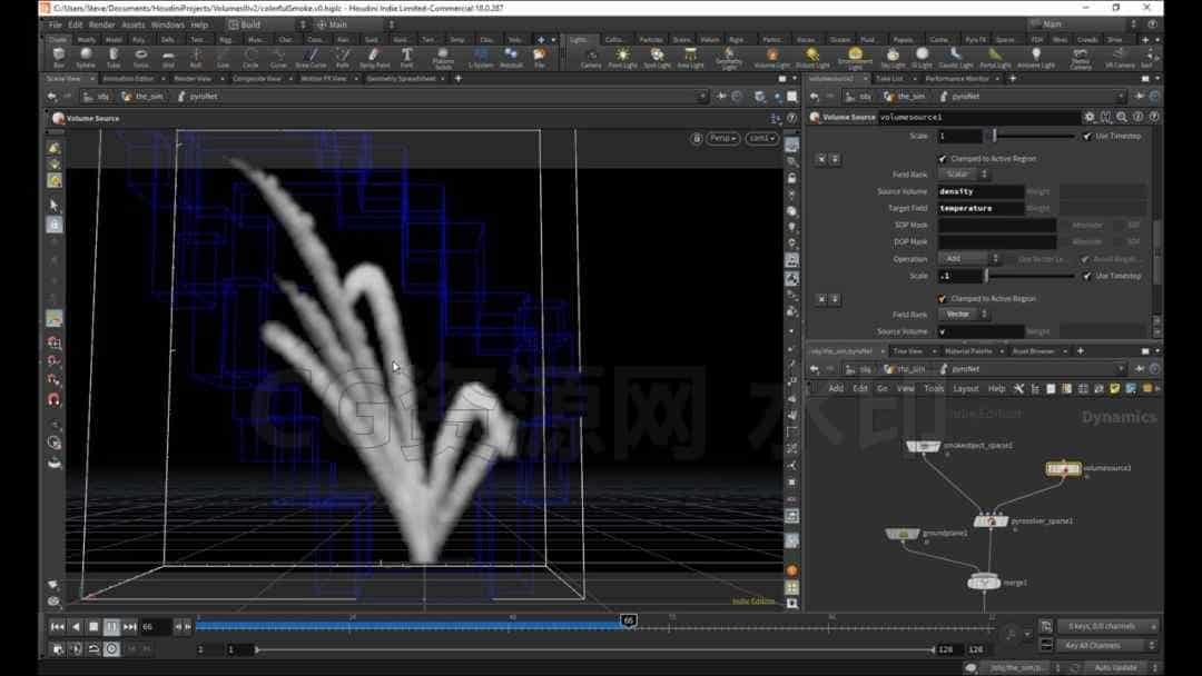 图片[3]-74章Houdini 18全新稀疏pyro系统全面教程Applied Houdini – Volumes III-B站/公众号:特效向