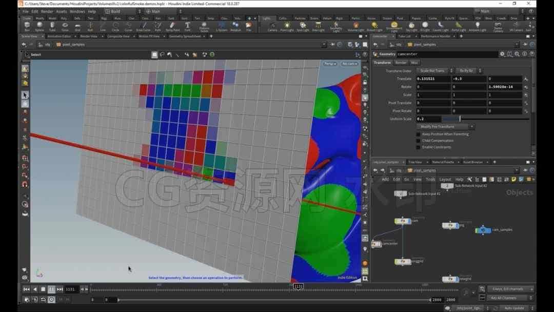 图片[5]-74章Houdini 18全新稀疏pyro系统全面教程Applied Houdini – Volumes III-B站/公众号:特效向