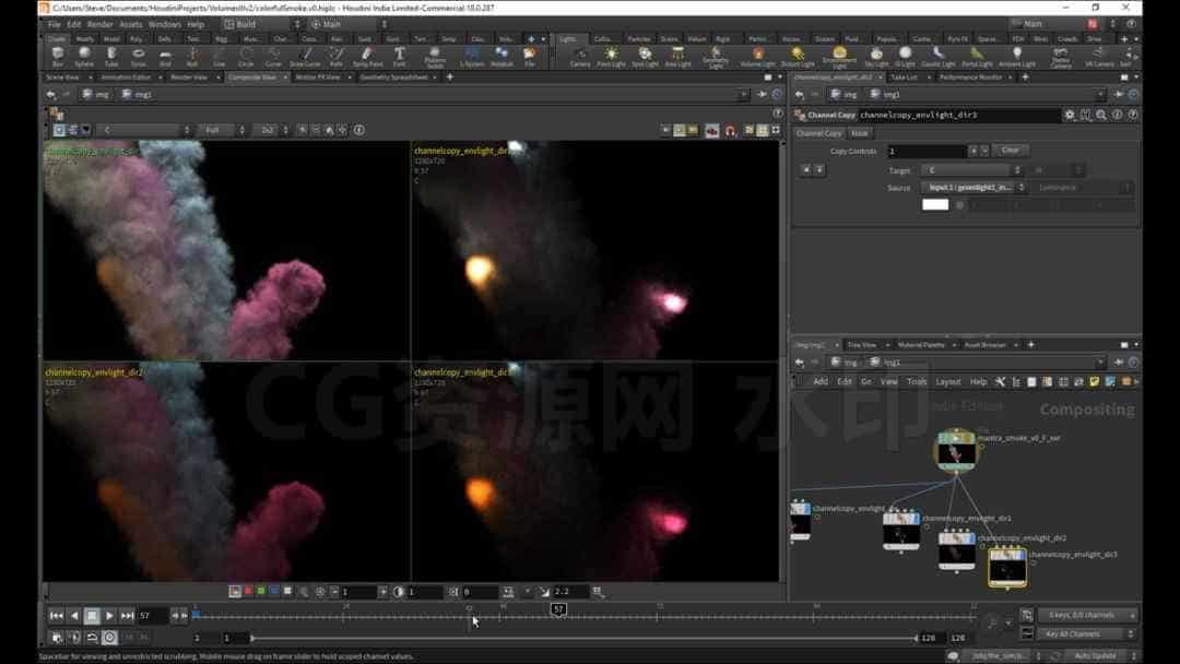 图片[6]-74章Houdini 18全新稀疏pyro系统全面教程Applied Houdini – Volumes III-B站/公众号:特效向