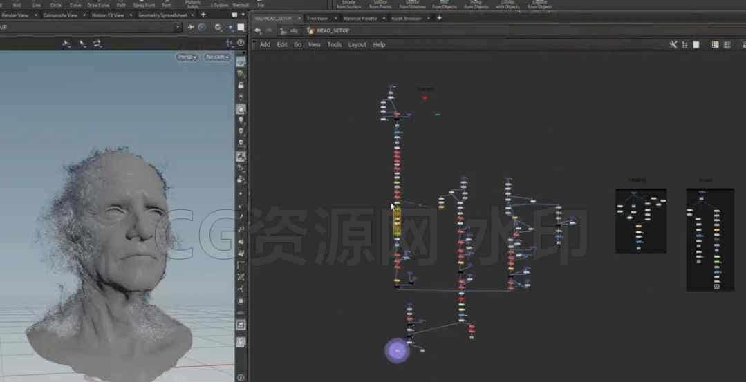 图片[4]-116篇 houdini解体消散效果Disintegration Effect-B站/公众号:特效向
