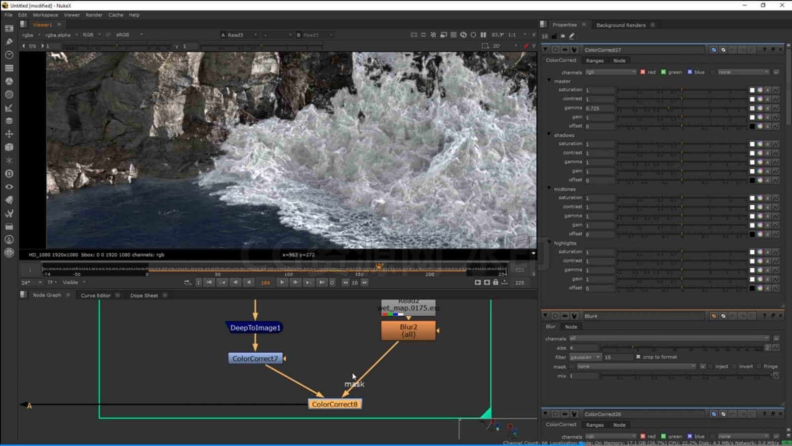 图片[3]-148篇 水渲染Houdini Essentials – Flip Rendering-B站/公众号:特效向