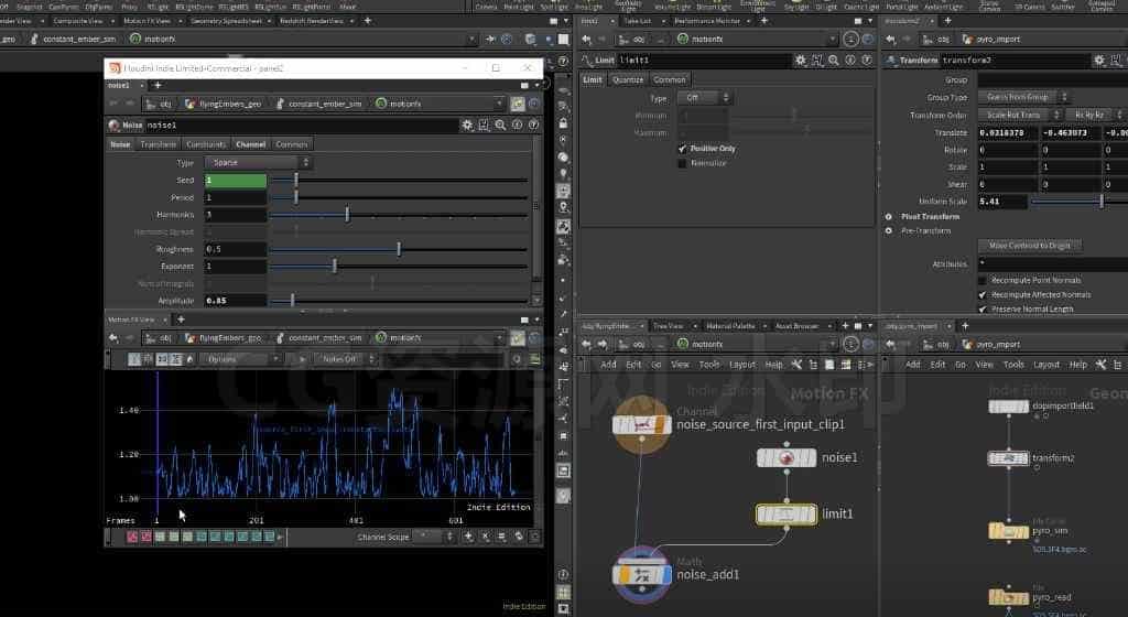 图片[10]-第50篇 cgforge Houdini 18写实火焰与新Pyro系统Pyro II – Flames & Sparse Pyro-B站/公众号:特效向