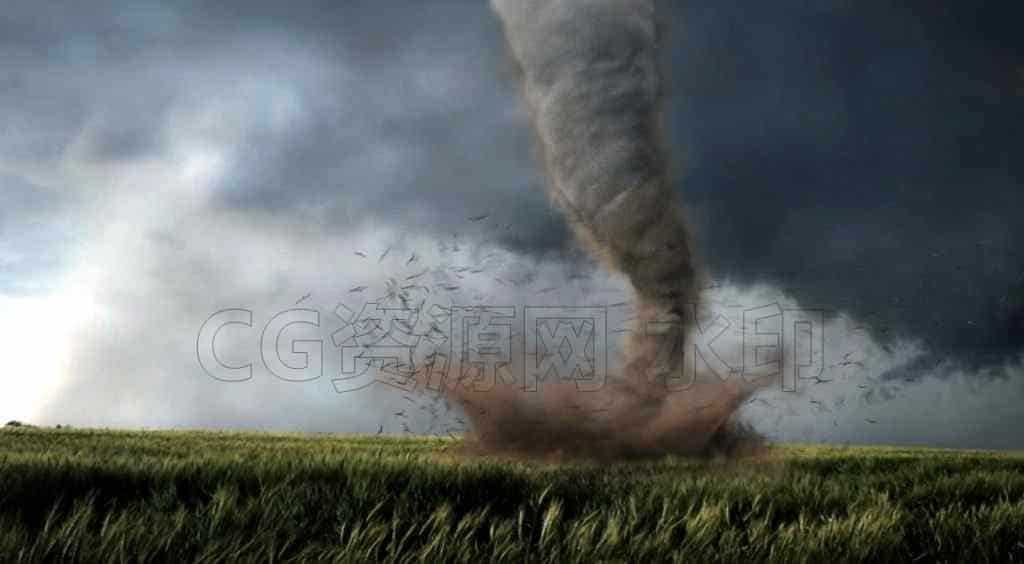 Houdini18各式龙卷风（风龙、火龙）Tornado FX in Houdini第49篇-B站/公众号:特效向