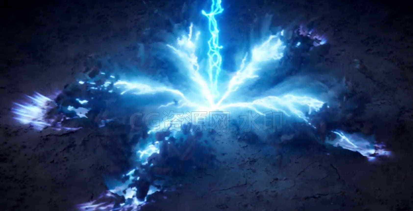 voxyde 153篇 高级闪电雷击破坏Advanced Destruction - Lightning Strike-voxyde系列-B站/公众号:特效向