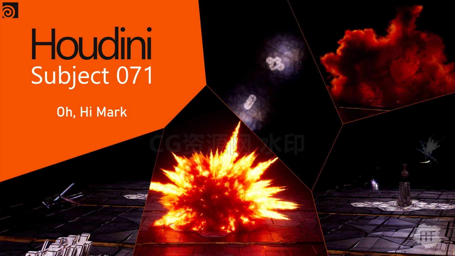 第157篇 Houdini19科幻能量花火全流程大型特效课程FFF- Subject 071 _ Houdini Tutorial _ Trailer-B站/公众号:特效向