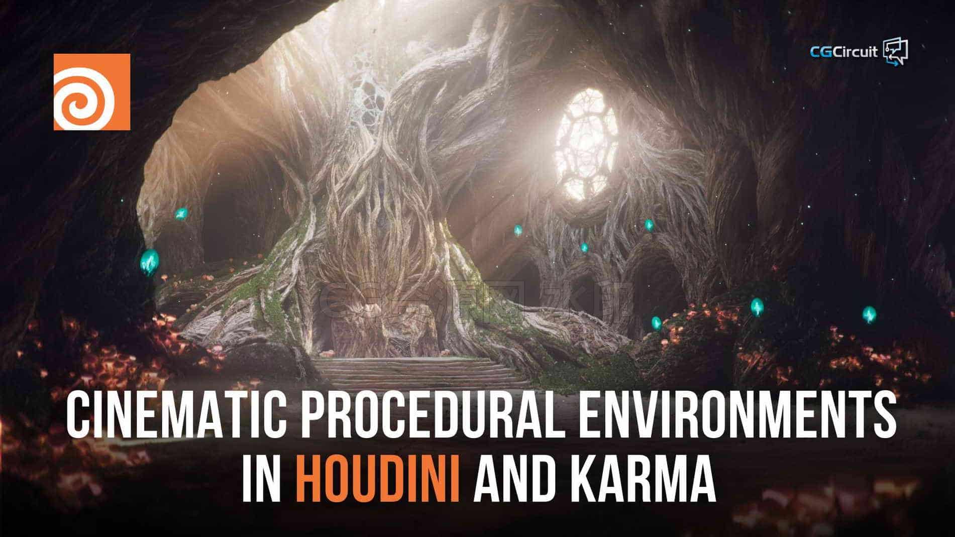 Houdini & Karma电影程序化唯美环境Cinematic Procedural Environments in Houdini and Karma-B站/公众号:特效向