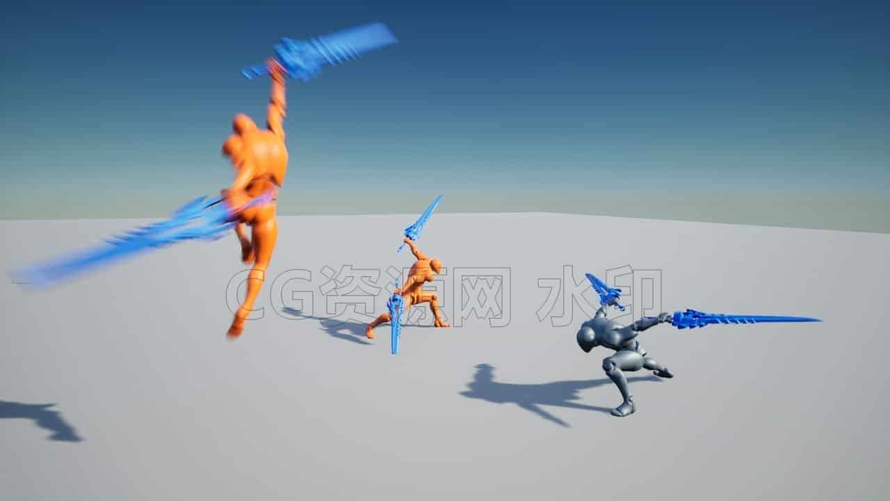 图片[4]-Grz_DualBlade_Pack-UE5动作库-B站/公众号:特效向