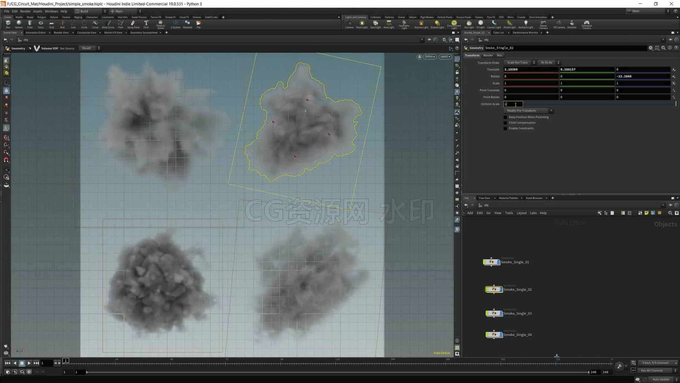 图片[6]-第168篇 Houdini和UE5中的实时VFX Realtime VFX in Houdini & Unreal 5虚幻搜索-B站/公众号:特效向