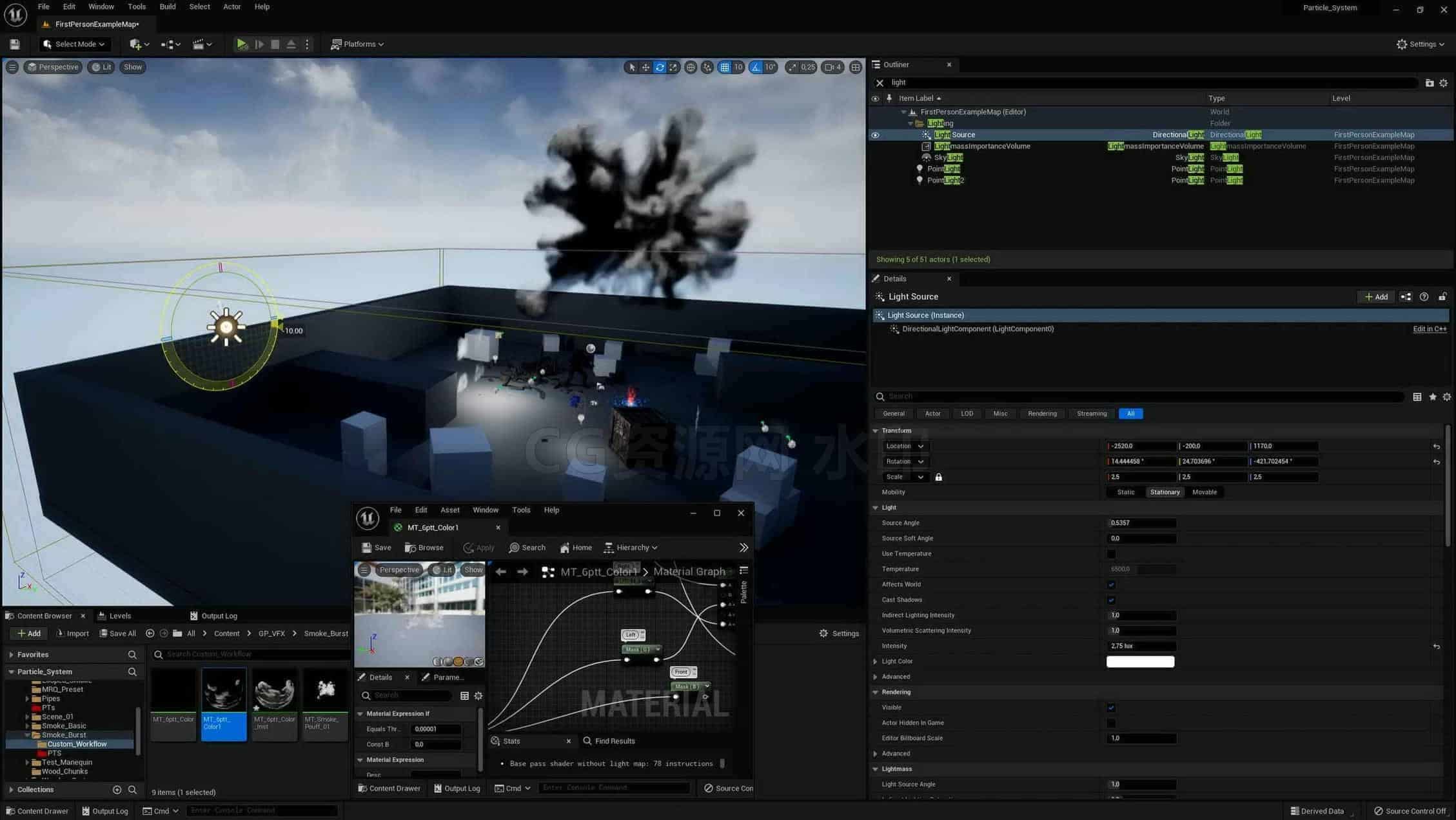 图片[4]-第168篇 Houdini和UE5中的实时VFX Realtime VFX in Houdini & Unreal 5虚幻搜索-B站/公众号:特效向