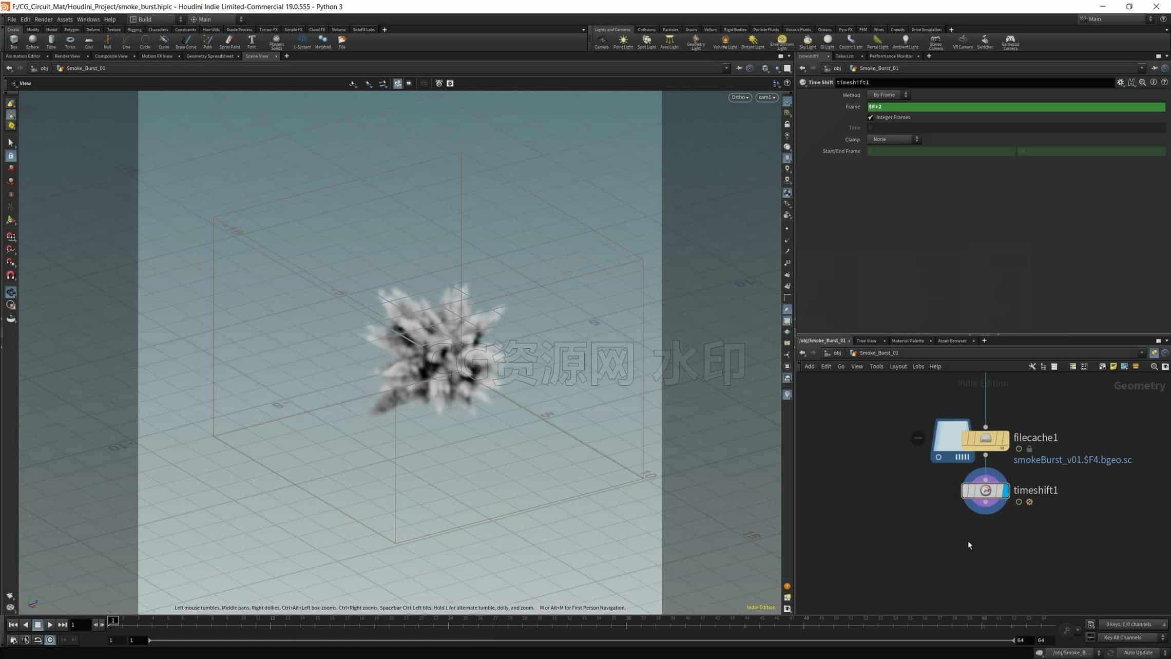 图片[3]-第168篇 Houdini和UE5中的实时VFX Realtime VFX in Houdini & Unreal 5虚幻搜索-B站/公众号:特效向