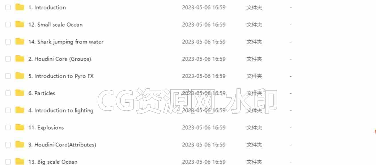 219篇 houdini16从初级入门基础到精通-B站/公众号:特效向