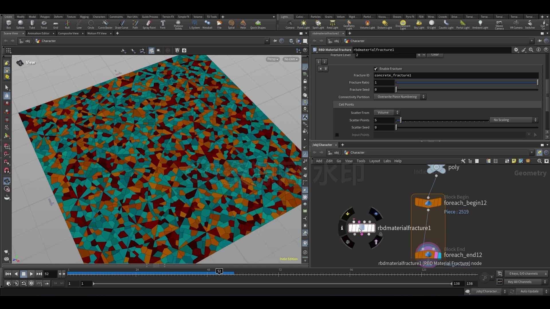 图片[2]-Houdini完全程序化生命形式-蜘蛛爬行棱镜The Crawling Prism – A Fully Procedural Lifeform in Houdini-B站/公众号:特效向