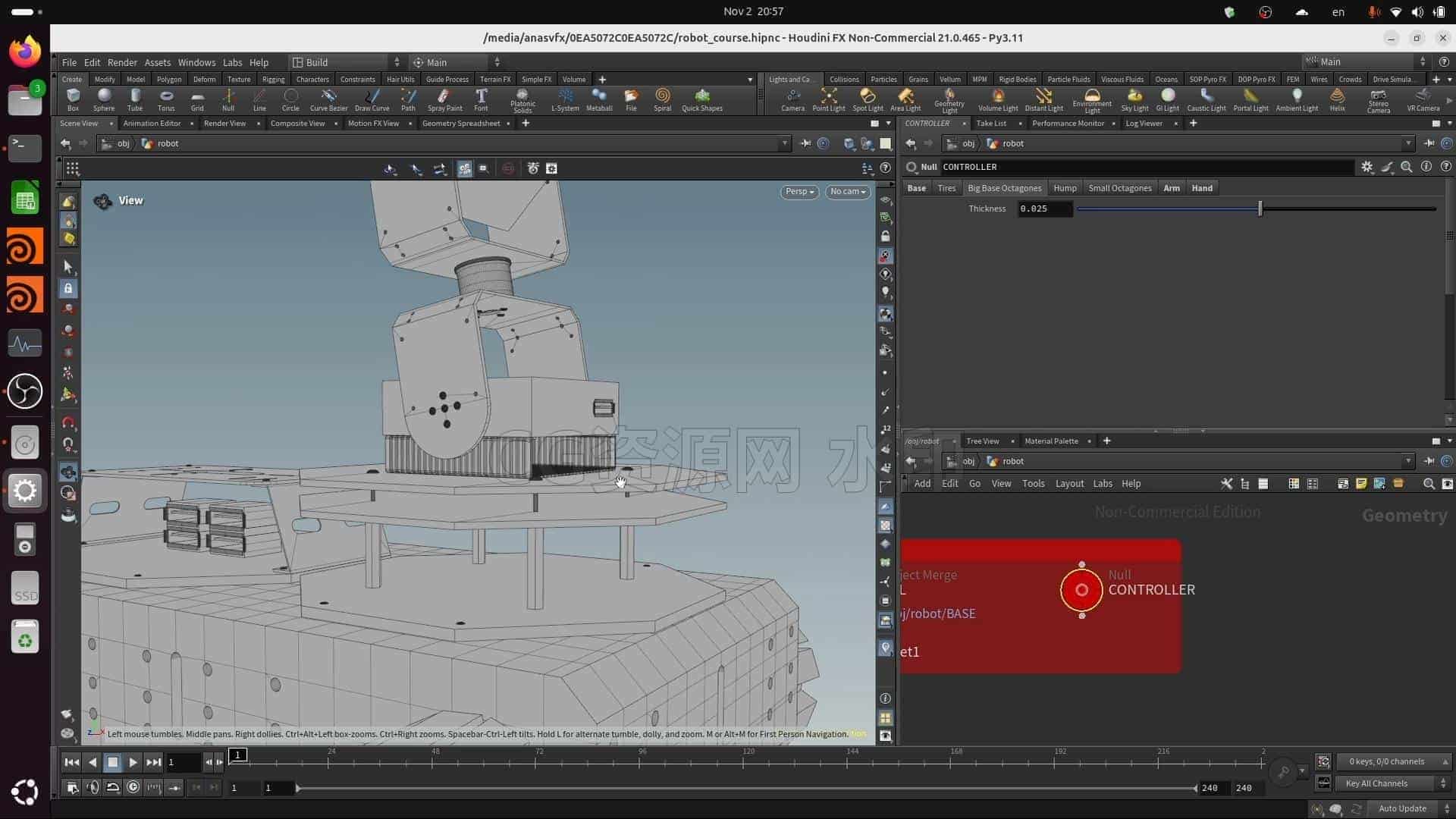 图片[3]-上船 Houdini硬表面机器人Mastering Houdini Procedural Modelling: Hard Surface Robot cgcircuit-B站/公众号:特效向