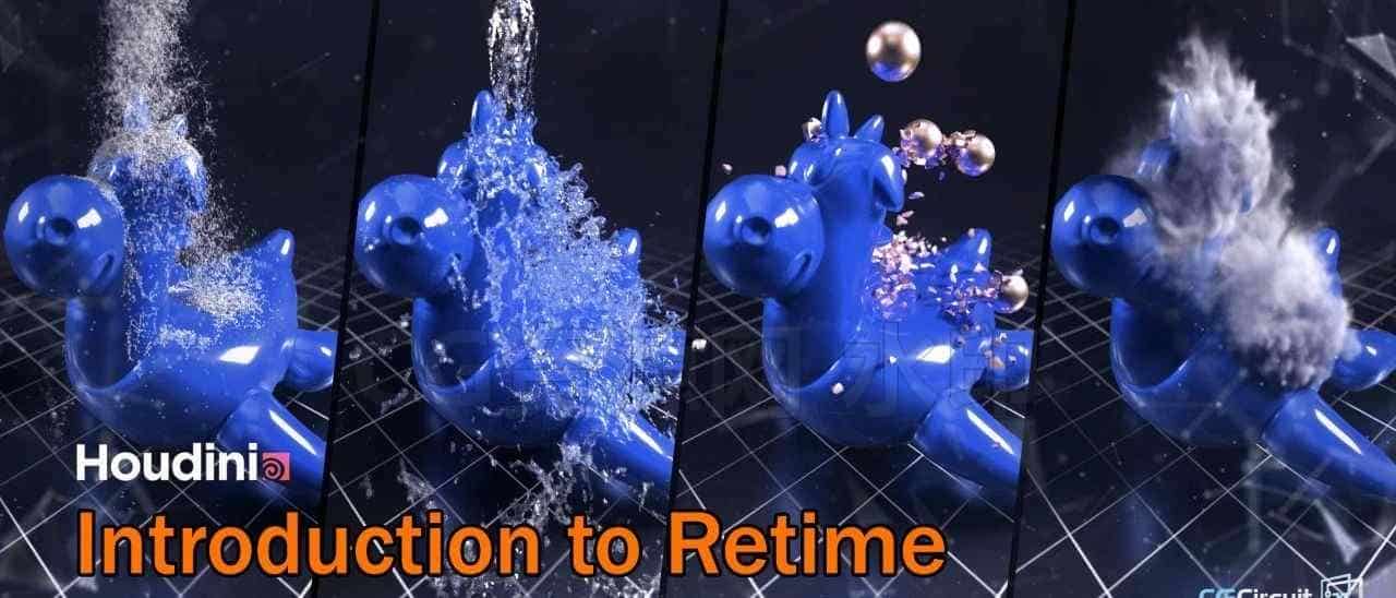 图片[3]-第19篇  Houdini时间重映射（效果变速、慢动作、升格延时）Introduction to Retime-B站/公众号:特效向