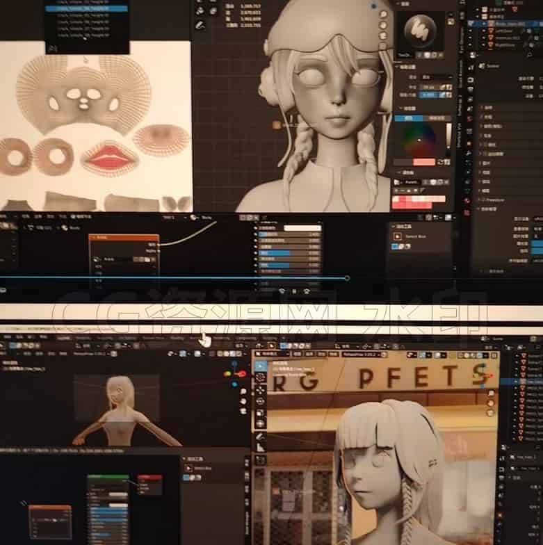 图片[2]-BlenderIP制作全流程雕刻教程，包含GoB插件使用-B站/公众号:特效向