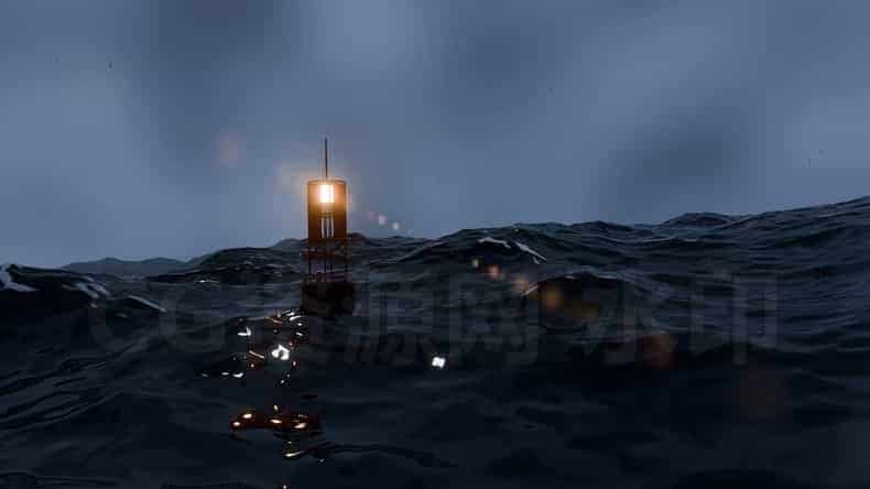 blender源文件风暴海洋海上风暴效果-B站/公众号:特效向