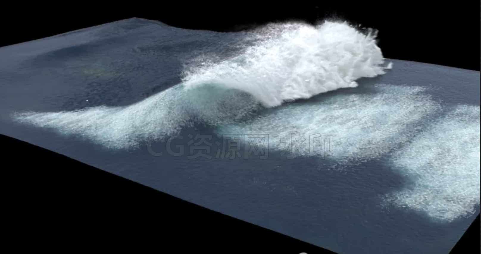 Houdini21海浪卷浪效果工程-B站/公众号:特效向