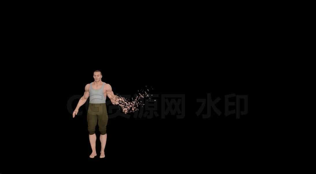 图片[2]-复联名场面：灭霸灰灰湮灭消散效果-B站/公众号:特效向