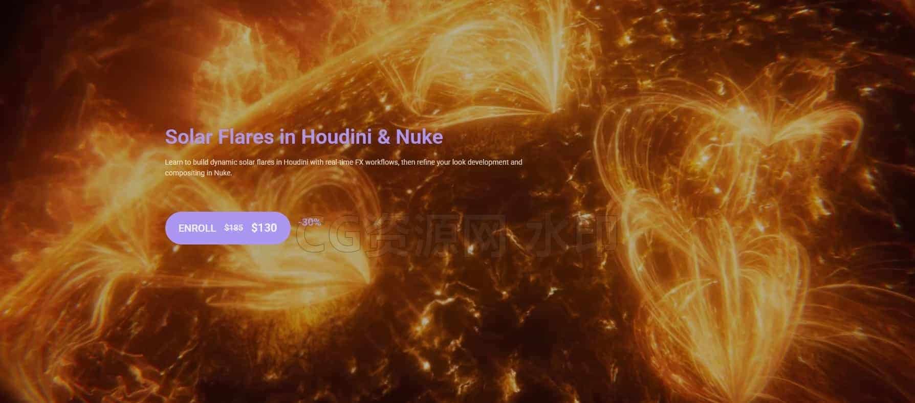 图片[4]-Houdini太阳耀斑和火焰核电站Noise噪波粒子voxyde出品 Solar Flares in Houdini & Nuke-B站/公众号:特效向