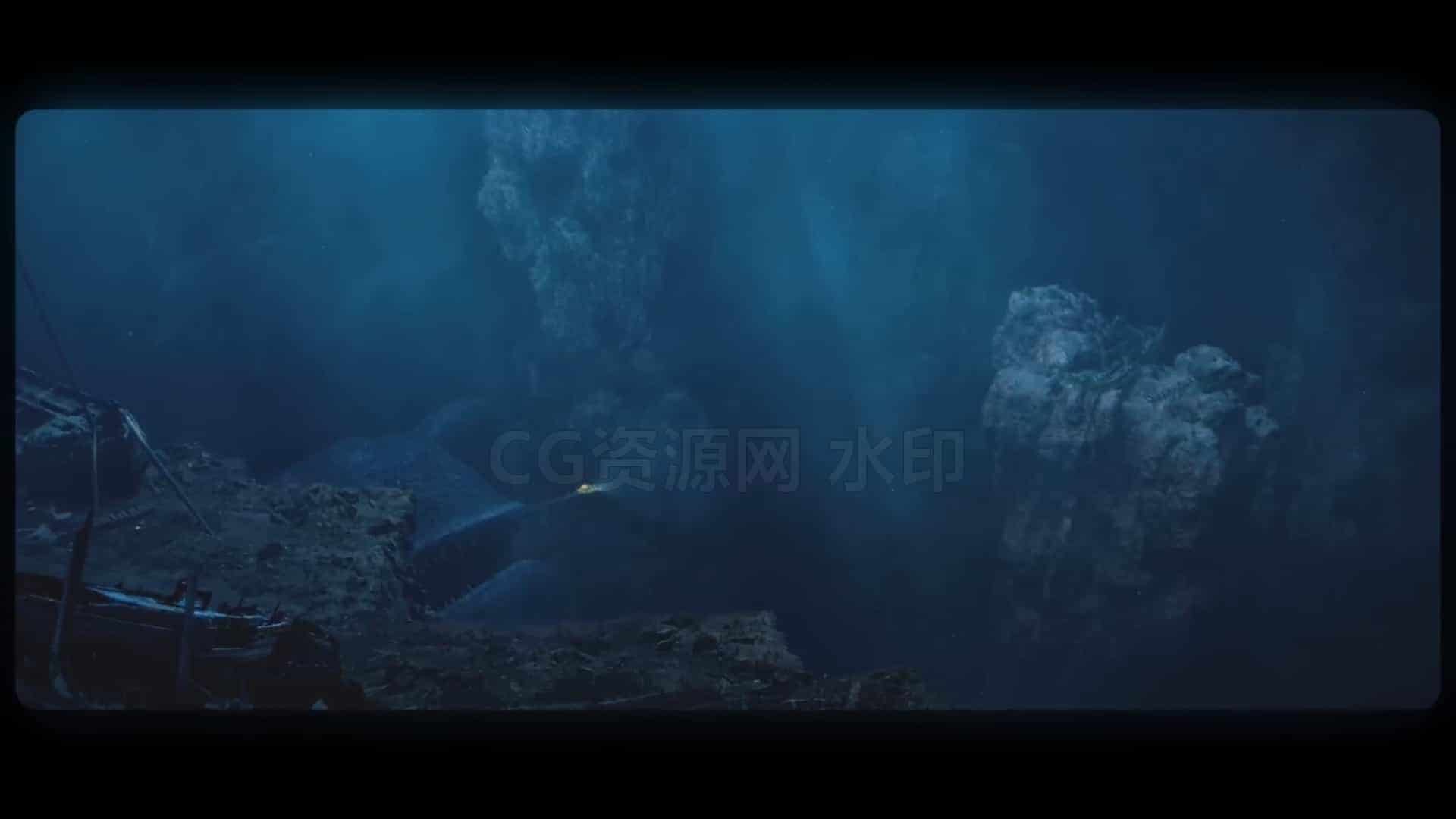 图片[2]-Cinema 4D 电影制作深海恐惧大鲨鱼之我爱吃潜水艇  C4D电影制作 [doublejump学院出品]-B站/公众号:特效向