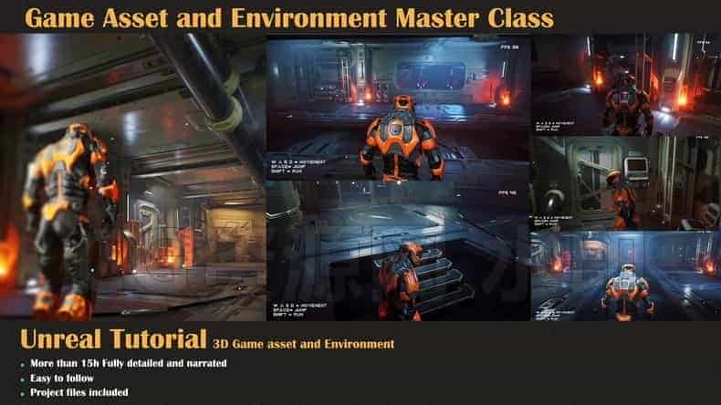 图片[3]-UE5游戏资产与环境大师课 6天全流程特训营Game asset and Environment Master Class-B站/公众号:特效向