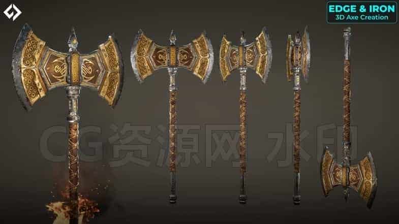 图片[2]-Maya Zb Ps Ue5超写实3D游戏战斧 精品中文教程24课15小时-B站/公众号:特效向