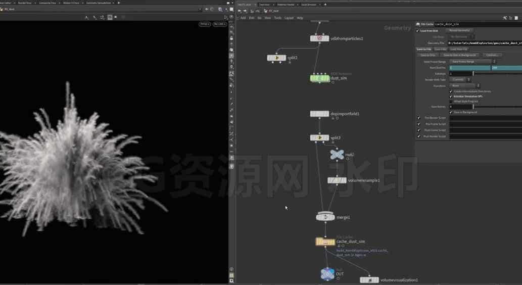 图片[5]-第14篇 Houdini 18炸弹爆炸Bomb Explosion FX-B站/公众号:特效向