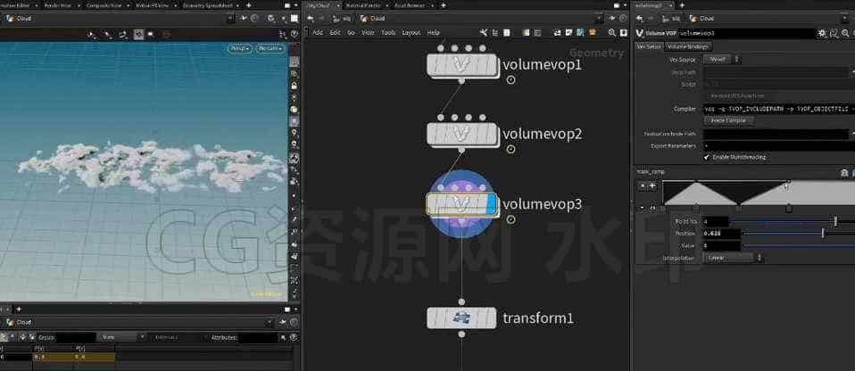图片[7]-第21篇 houdini写实动态云“高级解算”Realistic Dynamic Clouds – Advanced Simulation-B站/公众号:特效向