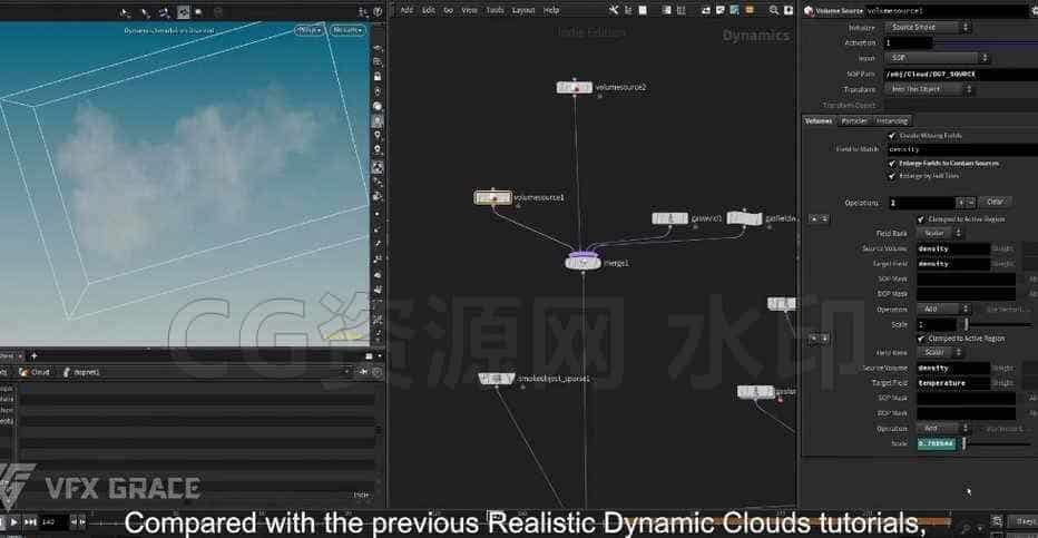 图片[6]-第21篇 houdini写实动态云“高级解算”Realistic Dynamic Clouds – Advanced Simulation-B站/公众号:特效向
