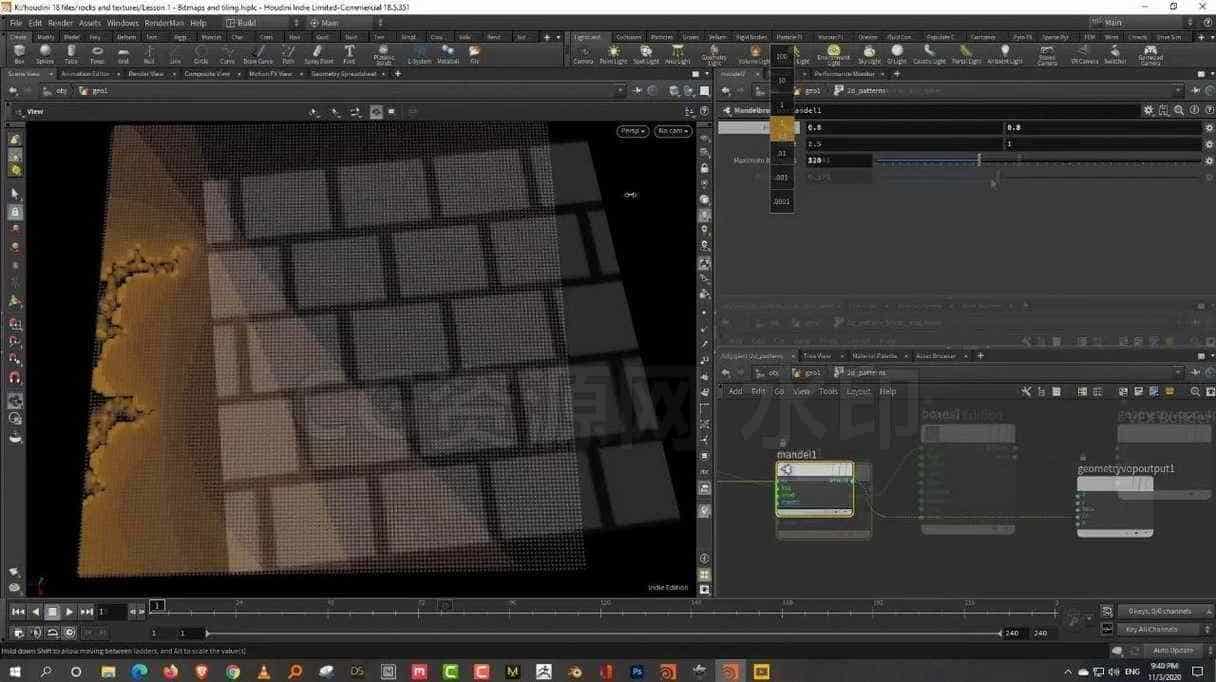 图片[2]-第108篇 材质图案与贴图制作patterns and textures in houdini-B站/公众号:特效向