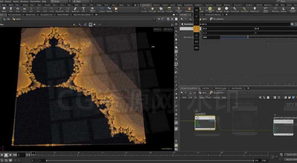 图片[3]-第108篇 材质图案与贴图制作patterns and textures in houdini-B站/公众号:特效向
