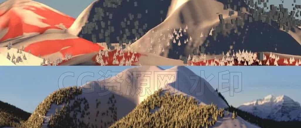 165篇 Houdini地形工具Height Fields in Houdini Part 1&2-B站/公众号:特效向