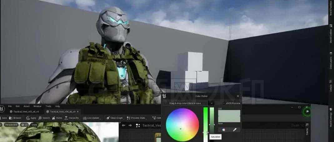 166篇 UE5电影级资产Creating Film Resolution Assets for Unreal Engine虚幻搜索-B站/公众号:特效向